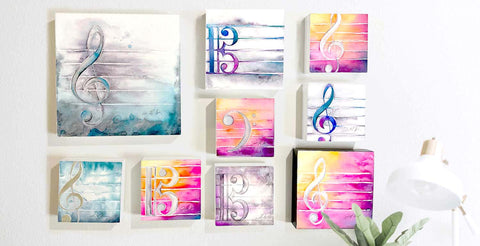 musical clefs art