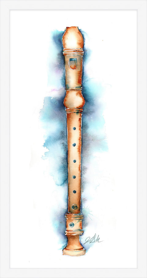 Recorder in Copper and Blue