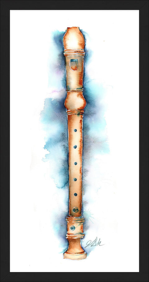 Recorder in Copper and Blue