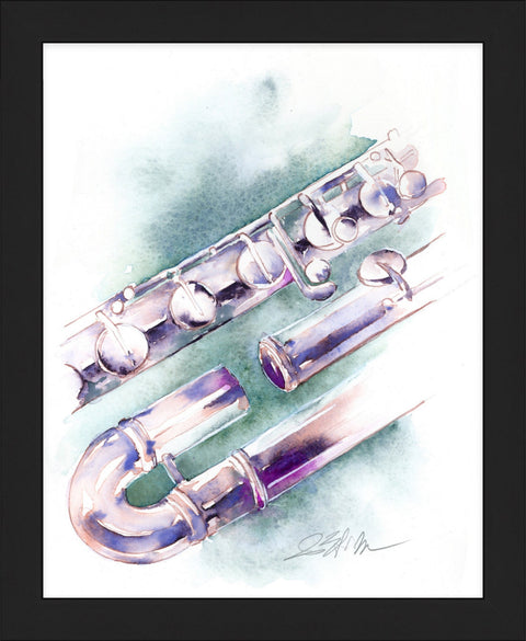 Bass Flute in Sunset Mist