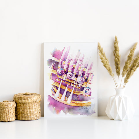 French Horn in Orchid