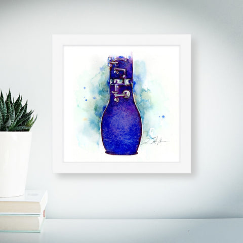 English Horn Bell in Indigo