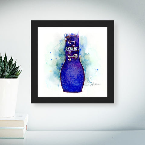 English Horn Bell in Indigo