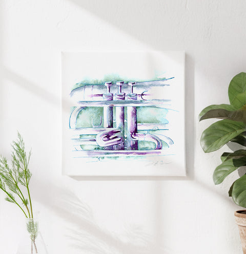 Marching Baritone Horn in Mineral Violet