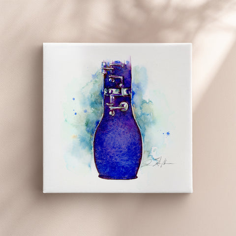 English Horn Bell in Indigo