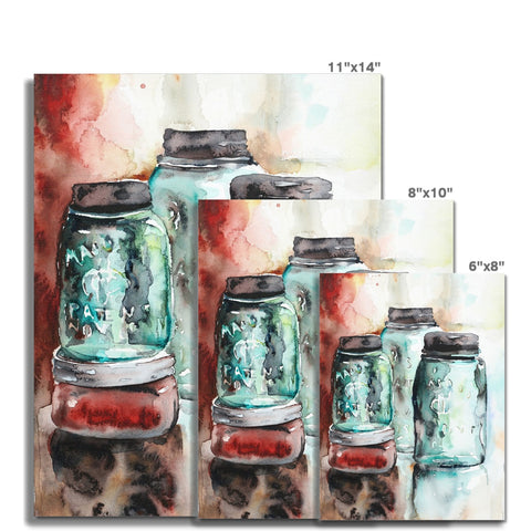 Mason Jars Fine Art Print