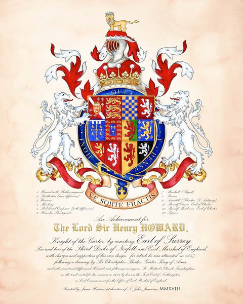 Sir Henry Howard Print by Jamie Hansen
