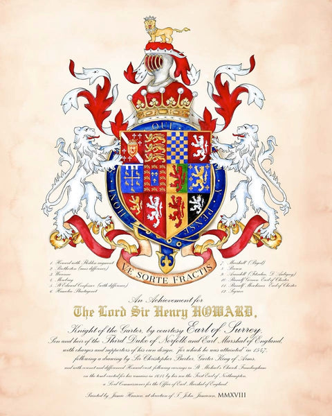 Sir Henry Howard Print by Jamie Hansen