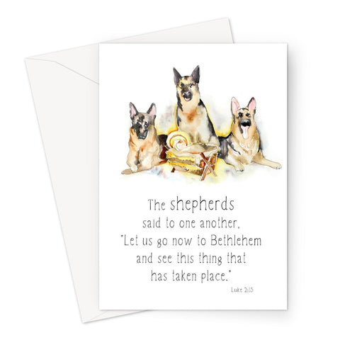 Shepherds Greeting Card  - Custom Printed set of 25 cards