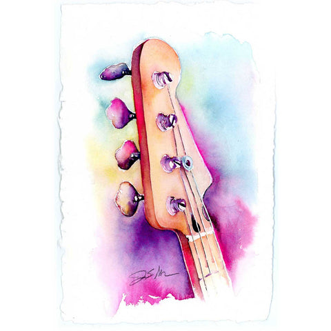 Fender Precision Bass Guitar Painting