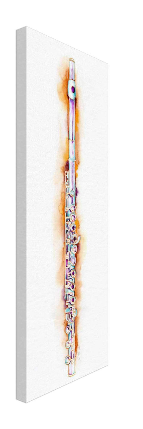 an image of a colorful vertical flute watercolor