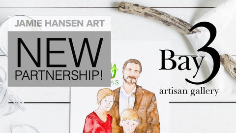Announcing my partnership with Bay 3 Gallery!