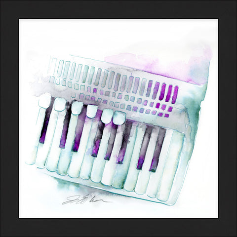 Accordion Watercolor Painting