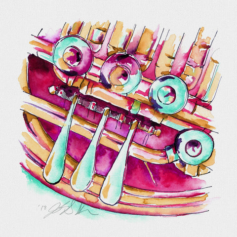 Raspberry French Horn