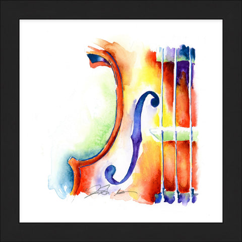 Lemon Viola 8" x 8" Print