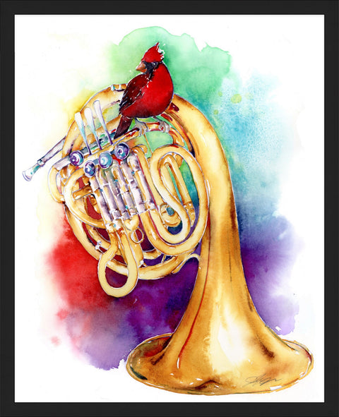 Cardinal on French Horn