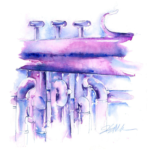 Flugelhorn in Rose Mist
