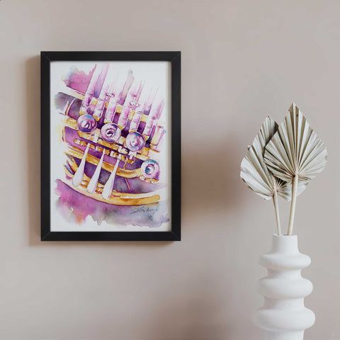 French Horn in Orchid