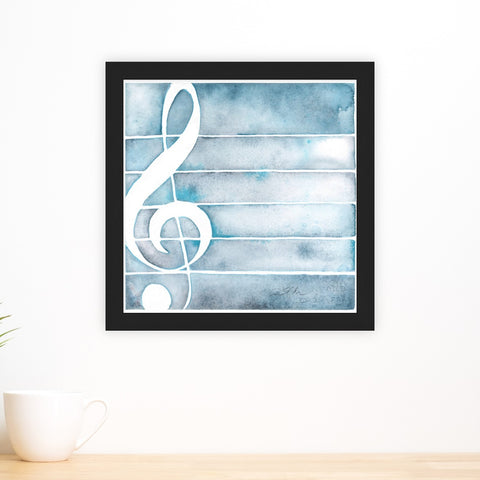 Treble Clef in Frost