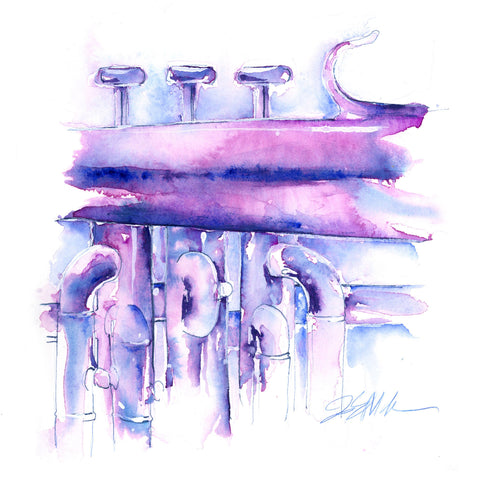 Flugelhorn in Rose Mist