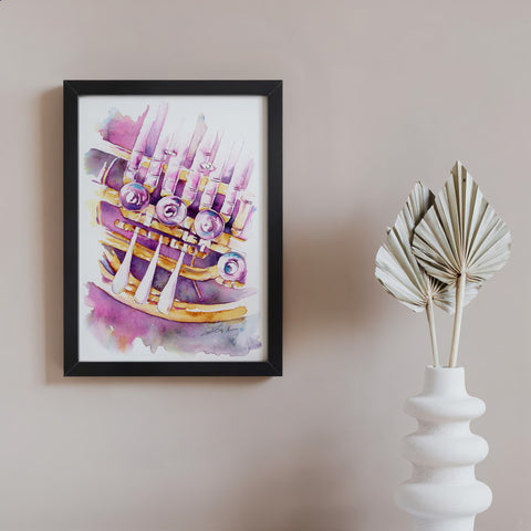 French Horn in Orchid